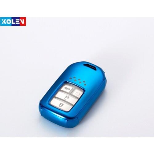 Soft TPU Car Remote Key Cover Case For Honda CRV HRV Accord Cilvic Odyssey Crider Jade Pilot Fit Freed 2015 2016 2017 2018 2019