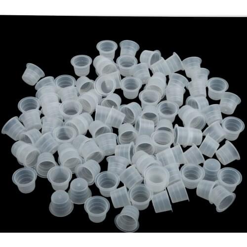 Pack of 100 Plastic Grommets Nipples Tattoo Machine Part Needles Supplies Clear