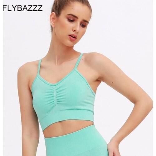 New Arrival Sports Bras Woman Yoga Top Push Up Bra Fitness Quick Drying Running Tops Soft+Breathable Outdoor Sportswear Tank Top