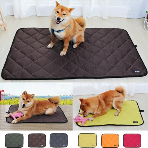 Summer Pet Cooling Mat Non-Toxic Waterproof Washable Comfortable Cool Pad Bed Dog Cat Heat Dissipation
