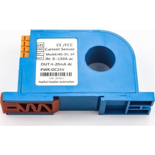 Mini ac 020a current transmitter 4-20ma 0-10v 2-wire current transmitter ac dc current transmitter