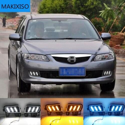 2006~2009year car bumper lamp for Mazda 6 Mazda6 daytime light car accessories LED DRL headlight for Mazda6 fog light
