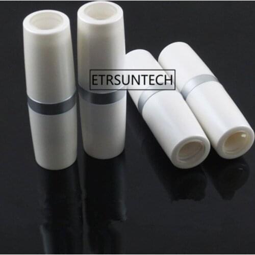 DIY empty lip stick bottle in shiny black with clear lid design empty lip stick container package F20172166