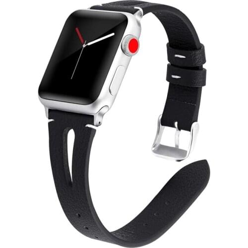 Watch accessories for apple watch band 38mm 40mm 42mm 44mm iwatch apple watch series 5/4/3/2/1 Genuine Leather bracelet belt