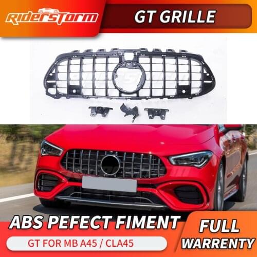 For CLA MB A45/CLA45 GT Grille 2019+ Front Grill cla45 grille GT grille fashion design 2019