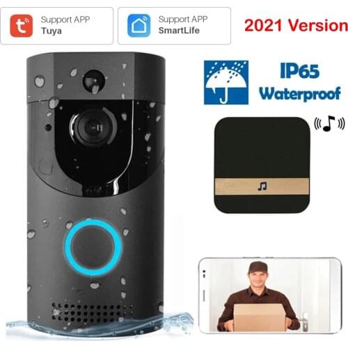 Waterproof Battery Wireless Video Door Phone Doorbell with Speaker phone Intercom System 720P Night Vision PIR Camera Doorphone