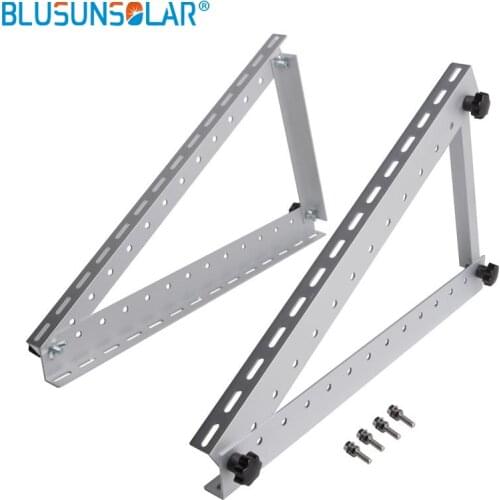 10 Set/lot Adjustable Solar Panel Mount Mounting Brackets For 250W Solar Panel Folding Tilt Legs Boat RV Roof 41 Inch Solar