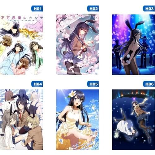Anime Seishun Buta Yarou wa Bunny Girl Senpai no Yume Wall Posters Home Decor Pictures Comic Exhition Art Painting 29x42cm