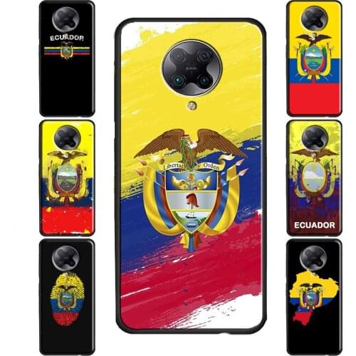 Ecuador Flag Case For POCO M3 Pro F3 F2 X3 Coque For Xiaomi Mi Note 10 Lite Mi 11 Ultra 9T 10T Pro A3