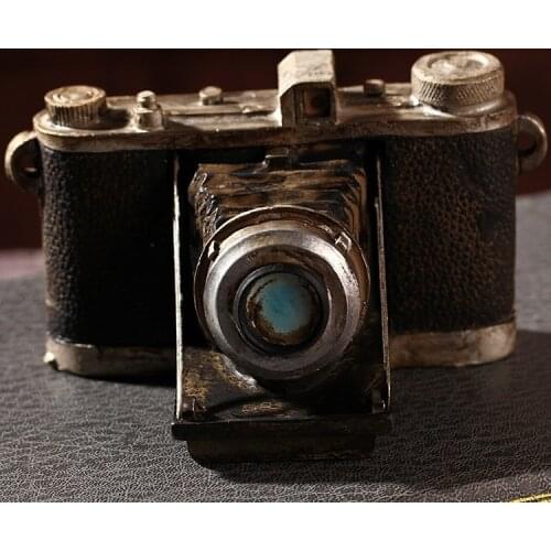 Display desktop resin office decorations home imitation chic bar mini antique decoration camera model vintage retro