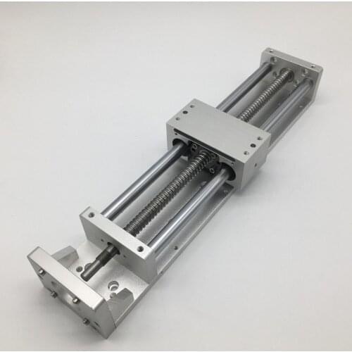 400MM Electric Sliding Table CNC Cross Slide Linear Rail Stage SFU1605 Ball Screw Bench for Nema 23/34Stepper Motor/Servo Motor