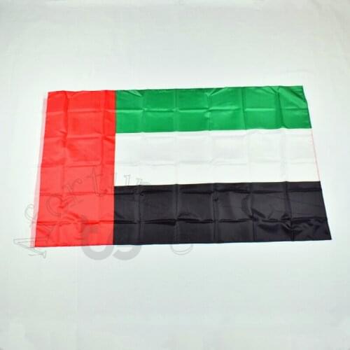 UAE 90*150cm United Arab Emirates flag Banner 3x5 Foot national flag for meet,Parade,party.Hanging,decoration