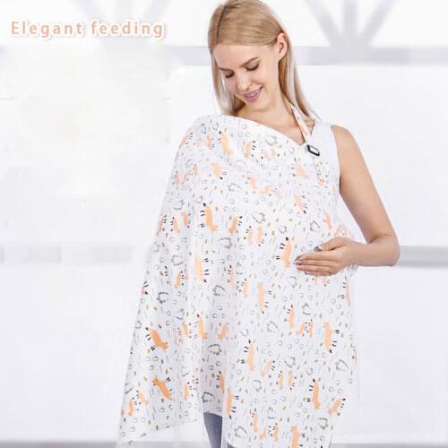 Cotton mothers go out nursing towel printing nursing cloak cloak breastfeeding clothes shame clothes anti-exhausted crossborder