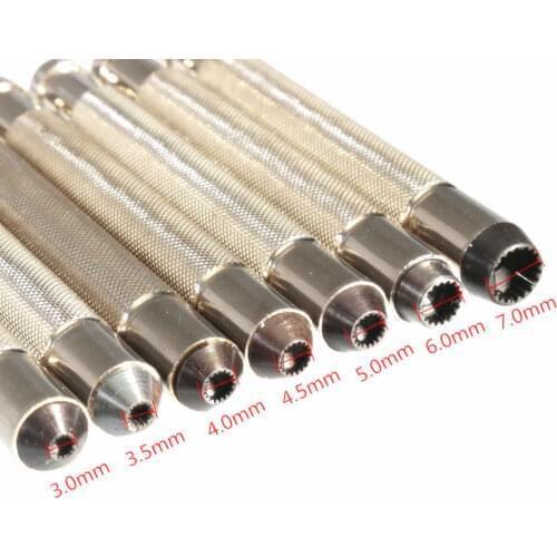 Watch Repair Tools Watch Crown Winder Tool Manual Mechanical Easy Winding Watch Crowns 3mm/3.5mm/4mm/4.5mm/5mm/6mm/7mm Drills
