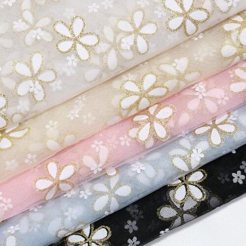 100%Polyester lace dress fabric sewing material for dress women upholstery fabrics sewing fabirc for Children dress doll garment