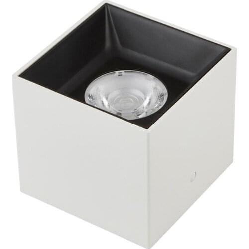 Square Dimmable LED Wall Downlight 15W 20W COB Spot Light 1Head Ceiling Lamp Surface Mounted Light