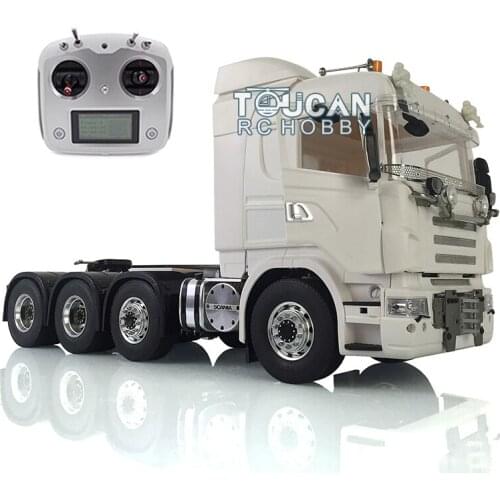 LESU 1/14 6*6 Axle Metal Chassis Hercul Tractor Sca Truck Radio Hook Lights THZH0989-SMT3