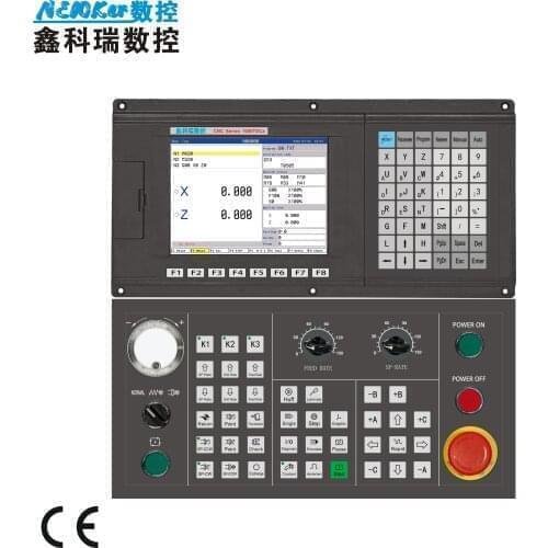 Powerful 2 Axis Updated Lathe & Turnning CNC controller with new English control panel ARM+DSP+FPGA