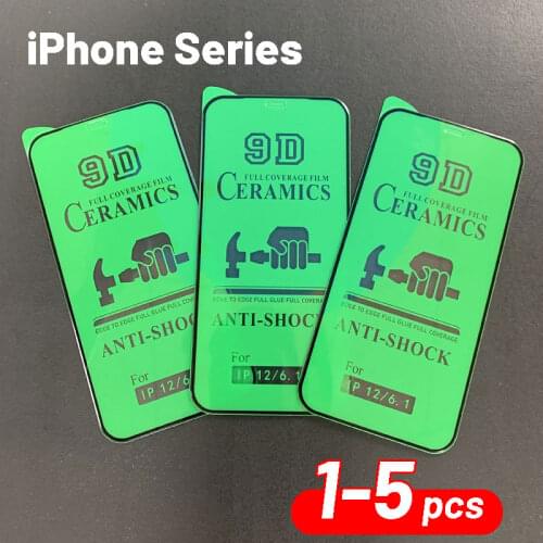 Full Cover Soft Ceramic Film For iPhone 12 11 Pro Max 12Mini X XS XR XSMax 5 6S 7 8 Plus Protective Glass 9D Screen Protector