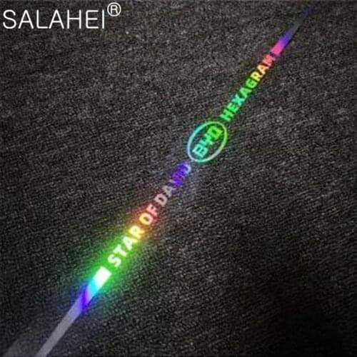 1PC Car Stickers Decals Laser Reflective Car Car Side Door Body Hood Rearview Mirror Decal For BYD I3 S7 G3 F3 S6 F0 E5 Styling