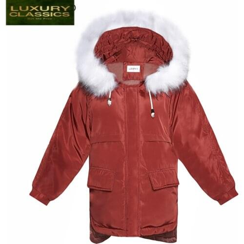 Big 2021 New Parkas Fur Winter Jacket Women Thick Down Cotton Padded Coat Korean Fashion Ladies Tops Abrigo Mujer LWL899