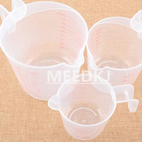 250/500/1000ML Plastic Measuring Cup Jug Pour Spout Surface Kitchen Tool Supplies Quality cup with graduated quality Kitchen1pcs