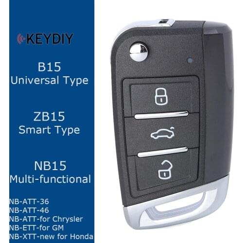 KEYDIY KD B15 NB15 ZB15 B NB ZB Smart Key Keyless go / Universal / Blank Remote Car Key Remote for KD900 KD900 + URG200 KD-X2