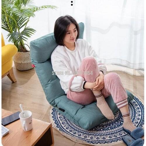 Tatami Sofa Pull Rod Foldable Lazy Cushion Dormitory Computer Chair Bay Window Lounge Chair Living Room Bed Back Sofa