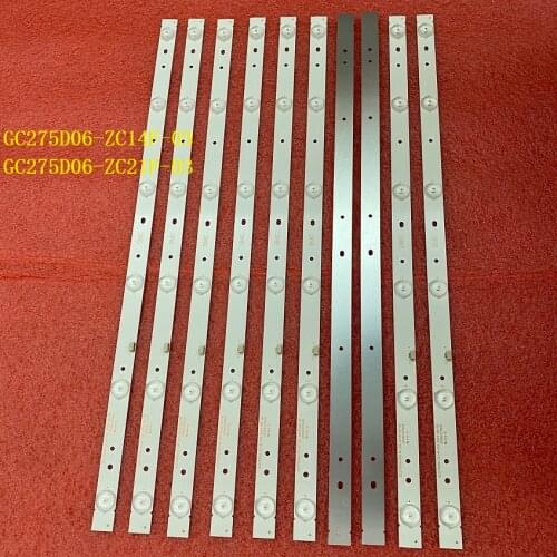 15pcs/lot LED Backlight bar For 28PHF2056/T3 GC275D06-ZC14F-03 GC275D06-ZC21F-03 303GC275031