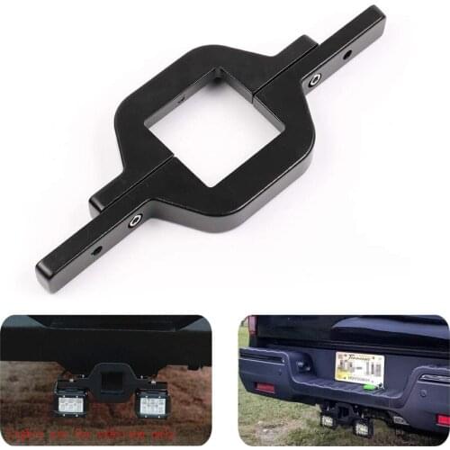 Universal Car Truck SUV Trailer Tow Hitch Mounting Bracket Holder Towing Bar Tube Light Clamp