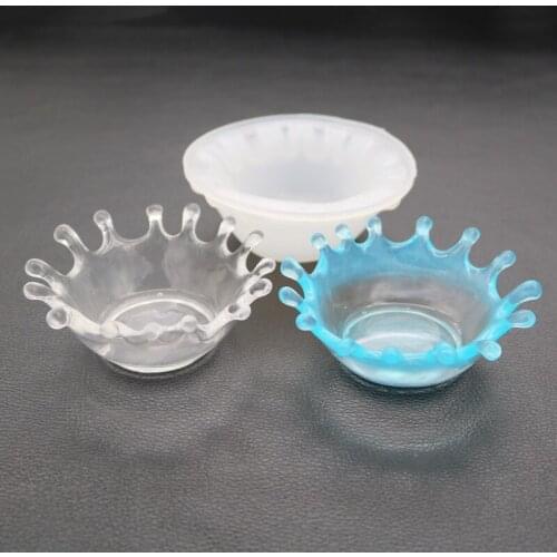 1pcs UV Resin Jewelry Liquid Silicone Mold Crown Storage Box Resin Molds For DIY Necklace Pendant Charms Making Jewelry