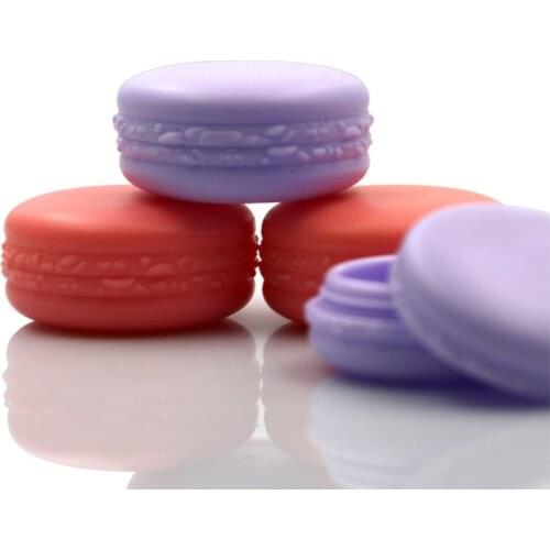 10PCS Mararon Cream Jar Tin Cosmetic Lip Balm Containers Nail Derocation Crafts Pot Refillable Bottle Screw Thread Empty 10g