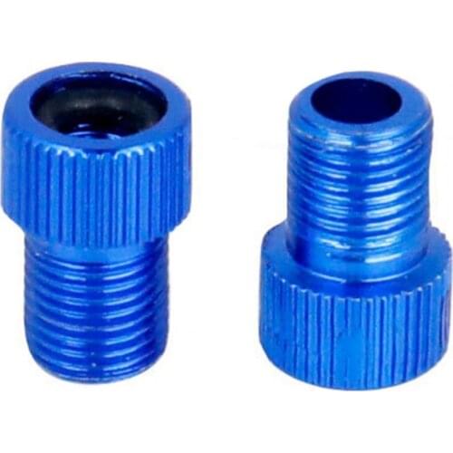 2Pcs Bike Valve Adapter SV to AV Easy to Use Solid Golden Cycling Valve Adapter for Outdoor Cycling Bike Parts Bicycle Accessory