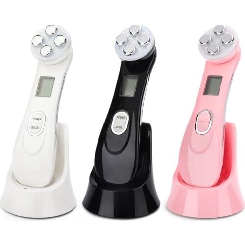 5in1 EMS&RF Radio Frequency Mesotherapy Electroporation Facial LED Photon Skin Care Device Face Lift Tighten Beauty Machine