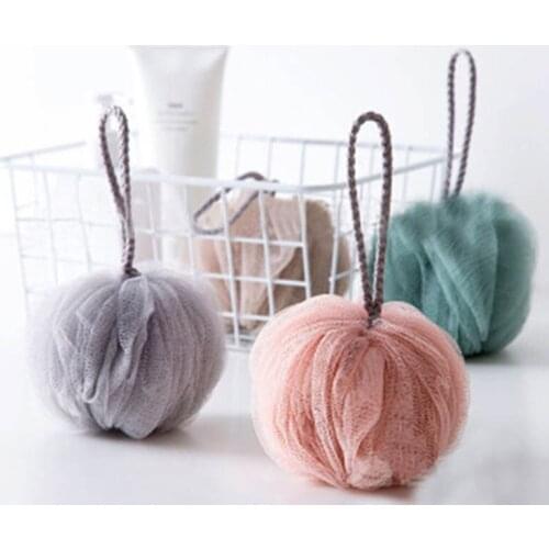 Bathroom Accessories 1Pcs Shower Balls Portable Massage Cleaning Supplies Bath Towel Scrubber Body Exfoliating Tools Bath Ball