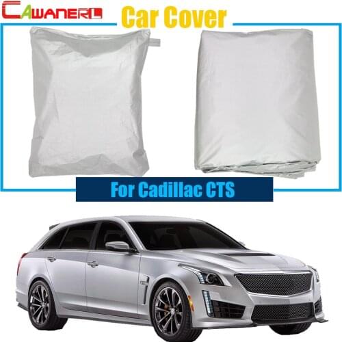 Cawanerl Car-Styling Car Cover Snow Rain Sun Resistant Protection Cover Anti UV For Cadillac CTS Quality Warrant