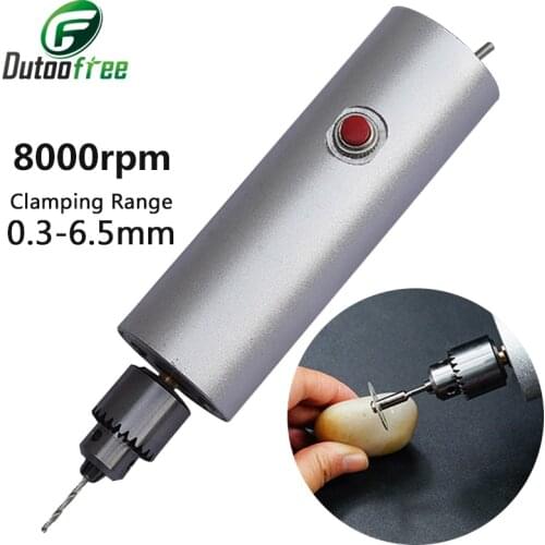 8000RPM Mini Electric Drill Multi-function DIY Speed Adjustable Electric Grinder For Engraving Drilling Polishing Power Tool