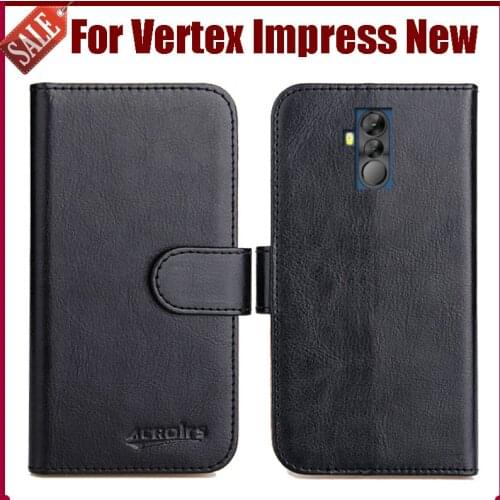 Hot Sale! Vertex Impress New Case New Arrival 6 Colors High Quality Flip Leather Protective Cover Case Phone Bag