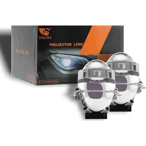 OWN JBC 2.5" BI LED PROJECTOR LENS KIT BILED 40W POWER 6000K WITH HELLA3 MOUNING N EXCELLENT LOW BEAM