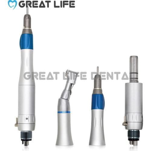 Dental Equipment Kit NSK Style Air Motor 4 Hole Dental Contra Angle Set Dental Low Speed Handpiece Dental Contra Angle Handpiece