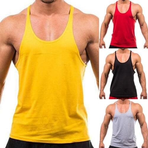 Hot Mens Sleeveless Singlets Muscle Vest Gym Fitness Workout Tank Top