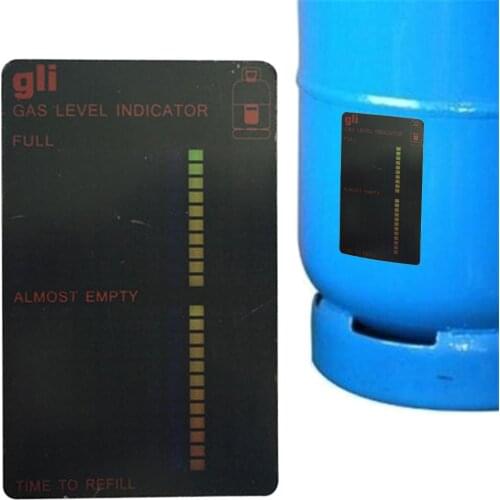 Magnetic Gas Level Indicator Gauge GAS Propane Butane Fuel Gas Tank Bottle THERMOMETER Level Indicator Supplies
