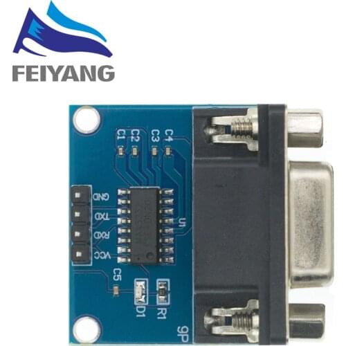 MAX3232 RS232 to TTL Serial Port Converter Module DB9 Connector MAX232