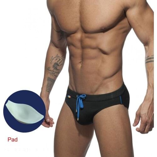 Printed Rainbow Swimwear Men Triangle Swimming Trunk Beach Swimming Pool Low Waist Swimsuit Men Swimsuit Gay Patchwork Swimwear