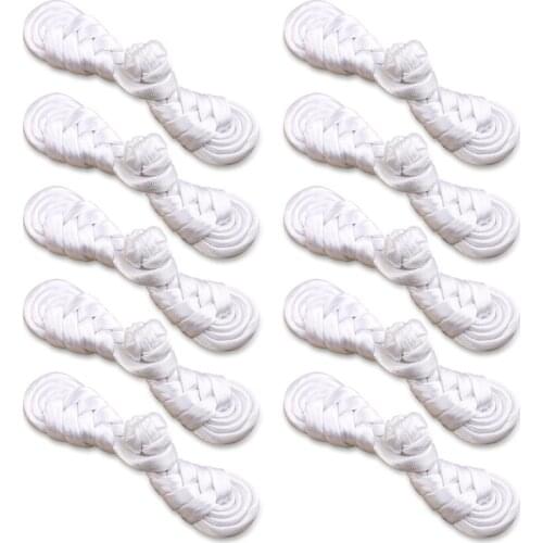 10 Pairs Chinese Handmade Cheongsam Buttons Knot Fastener DIY Handcraft National Style Clothing Accessories