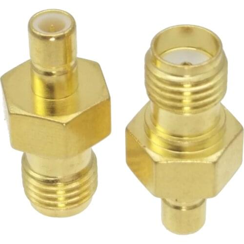 SMB male plug to SMA female jack RF coaxial adapter connector