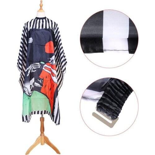 Waterproof Cloth Cutting Hair Haircut Pattern Salon Barber Cape Hairdressing Hairdresser Apron Wrap Gown Tools Barber Apron New