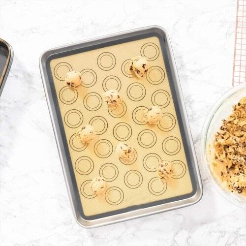 30 Holes Macaron Silicone Baking Mat Non-Stick Macaron Cake Pad Heat-resisting Silicone Mat Pastry Baking Tool Kitchen Tool