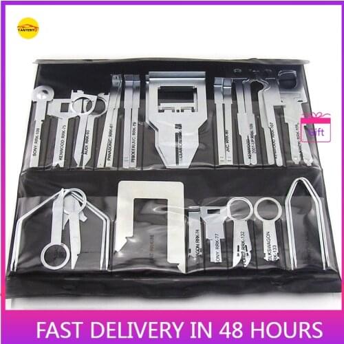 38pcs Set Vehicle CD Radio Disassembly Tool Car Stereo Release Removal Keys Set Tool