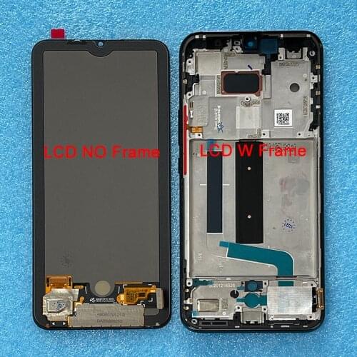 6.57" Original Amoled For Xiaomi Mi 10 Lite 5G LCD Screen Display+Touch Screen Digitizer With Frame For Xiaomi 10 Lite 5G